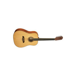 Oscar Schmidt OD312-A-U Dreadnought Acoustic 12-String Guitar, Natural