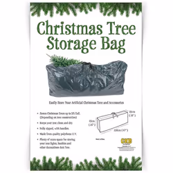 CKB Ltd Premium CHRISTMAS TREE Storage Bag Holder Holds Stores Your Artificial Xmas Tree Jumbo Size for trees up to 9ft tall  Heavy Duty Zip Up S