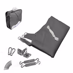 VOUNOT HDPE Sun Shade Sail Triangle with Fixing Kits, 3x3x3M, Grey - Additional view 5