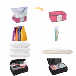 VOUNOT Vacuum Storage Bags for Clothes, Duvets, Pillows, Blankets, Set of 22 - Additional view 5