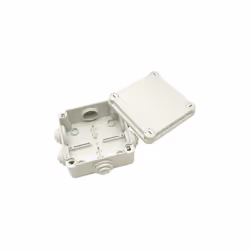 1 Pack - Gewiss GW 44 004 Junction Box IP55 Screwed Lid Grey 100 x 100 x 50mm 6 Holes
