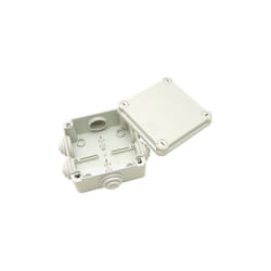 1 Pack - Gewiss GW 44 004 Junction Box IP55 Screwed Lid Grey 100 x 100 x 50mm 6 Holes