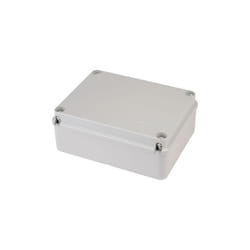 Gewiss GW 44 207 Junction Box Ip56 Screwed Lid Grey 190 x 140 x 70mm