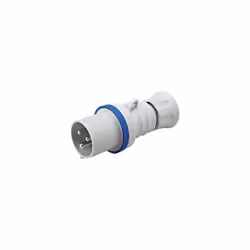 Gewiss GW60015H Industrial Plug 2P+E (3 Pin) 240V Blue - 32 Amp
