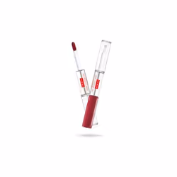 PUPA Milano Made To Last Lip Duo 004 Deep Ruby 4ml, Red, Deep Ruby, 2 colours, Moisturizing, Women, Shine