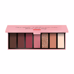 PUPA Milano Zero Calorie Chocolate, 002 Ruby Chocolate, 9.45 g, Powder, Multicolour, Ruby Chocolate, 7 colours, Luminous, Mat ...