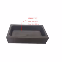 Graphite Ingot Mold Melting Casting Mould for Gold Silver Nonferrous Metal (D1kg)