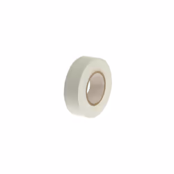 Faithfull FAITAPEPVCW PVC Electrical Tape White 19mm x 20m