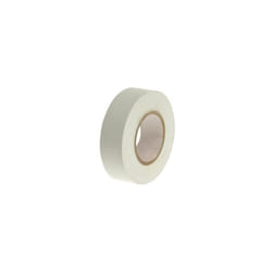 Faithfull FAITAPEPVCW PVC Electrical Tape White 19mm x 20m