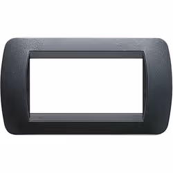 bticino L4804PA, Brushed steel, Plastic, Any brand, 140 mm, 80 mm