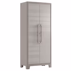 Keter Storage Cabinet with shelves Beige and Brown 182 cm Cupboard Organiser