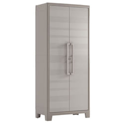 Keter Storage Cabinet with shelves Beige and Brown 182 cm Cupboard Organiser