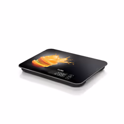 Laica KS5015, Electronic kitchen scale, 15 kg, 1 g, Yellow, Tempered glass, Glass