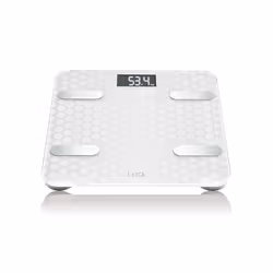 Laica PS7011 personal scale Square White Electronic personal scale