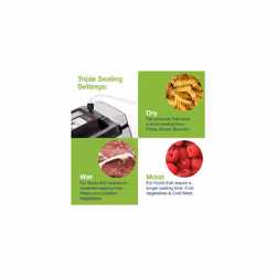 Food Vacuum Sealer Machine & Bag Sealer Heat Seal, Extra Bags by Laica