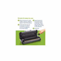 Vacuum Food Sealer Machine, Multi-Functions, Heat Seal, Partial-Pulse