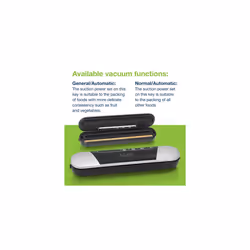 Laica Bag Heat Sealer & Food Vacuum Sealer Machine, Auto Function