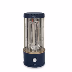 Argoclima Looney, Quartz electric space heater, Carbon fibre, 360°, Indoor, Floor, Blue
