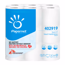 Papernet 402919, 180 sheets, White, Cellulose, 16.5 g/m², Papernet 403370, 19.8 m