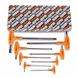 Beta 96T Set of 8 High Torque T-Handle Hex Key Wrenches 2mm-10mm