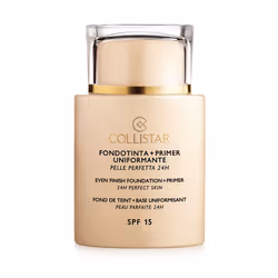 Collistar Even Finish Foundation + Primer 04 Biscuit 35 ml, Bottle, Cream, Universal skin, Priming, Smoothing, Protection, Li ...