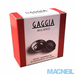 Gaggia E.S.E pod kit adaptor for Gaggia/Saeco machines (see full ad)