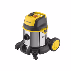 Stanley SXVC20XTE, Dry&wet, Black, Stainless steel, Yellow, Rotary, 20 L, 33 l/s, 18 kPa