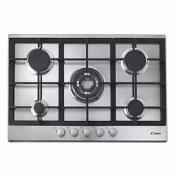 Candy CPG 75 SQ GX, Stainless steel, Built-in, Gas, Stainless steel, 5 zone(s), 5 zone(s)