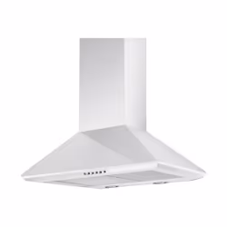 Candy CCT685W, 850 m³/h, Ducted/Recirculating, Island, White, Buttons, Metal