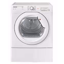 Hoover LINK HL V8LG-80, Freestanding, Front-load, Vented, White, Rotary, Touch, Left