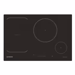 Hoover H-HOB 700 INDUCTION HIED8440BV, Black, Built-in, 77 cm, Zone induction hob, Glass-ceramic, 4 zone(s)