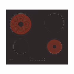 Candy Timeless CH64CCB Black Built-in 59 cm Ceramic 4 zone(s)