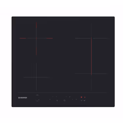 Hoover H-HOB 500 ELECTRIC HH64DBB3P, Black, Built-in, 59 cm, Ceramic, Glass-ceramic, 4 zone(s)