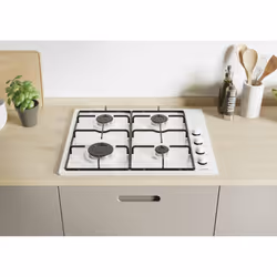 Candy Idea CHW6LWW White Built-in 60 cm Gas 4 zone(s)