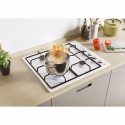 Candy Idea CHW6LWW White Built-in 60 cm Gas 4 zone(s)