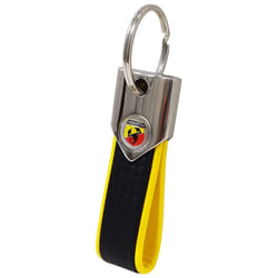Abarth Official Key Ring  Yellow Carbon
