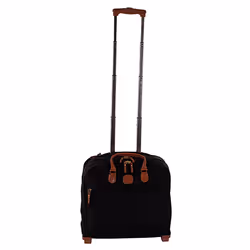Bric's X-Bag/X-Travel 2.0 - Pilot Bag - Rolling Carry On Luggage - Business - 14 x 15.5-Inch Luggage Laptop Bag  Black