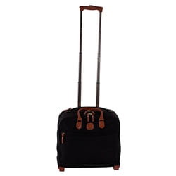 Bric's X-Bag/X-Travel 2.0 - Pilot Bag - Rolling Carry On Luggage - Business - 14 x 15.5-Inch Luggage Laptop Bag  Black