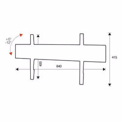 ITB OM06129 TV mount/stand 2.03 m (80") Black