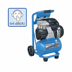 NUAIR Pioneer OL244/10 Compressor 1.1kW/1.5Hp, 10Lt, 8 Bar, Portable Tech (13A)