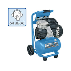NUAIR Pioneer OL244/10 Compressor 1.1kW/1.5Hp, 10Lt, 8 Bar, Portable Tech (13A)