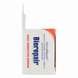 Biorepair:Fast Sensitive Repair Toothpaste with microRepair, New Formula  2.5 Fluid Ounce (75ml) Tube [ Italian Import ]