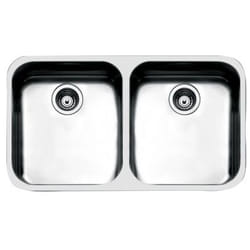 Smeg UM4545 kitchen sink Undermount sink Rectangular Stainless steel