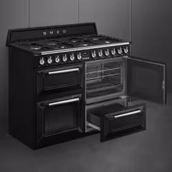 Smeg Victoria Cooker TR4110BL1 Black - Additional view 4