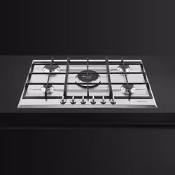 Smeg P272XGH hob Stainless steel Built-in 75 cm Gas 5 zone(s)