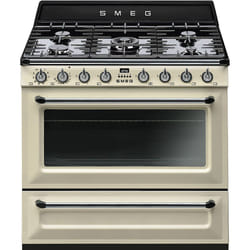 Smeg TR90P9 cooker Freestanding cooker Electric Gas Cream