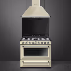 Smeg TR90P9 cooker Freestanding cooker Electric Gas Cream