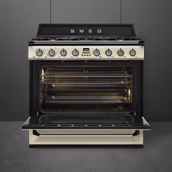 Smeg TR90P9 cooker Freestanding cooker Electric Gas Cream