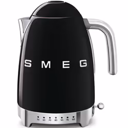 Smeg KLF04RDUK, 1.7 L, 3000 W, Red, Stainless steel, Adjustable thermostat, Water level indicator