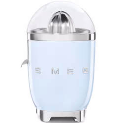 Smeg Citrus Juicer Pastel Blue CJF01PBEU, Blue, 1 m, Aluminium, 70 W, 220-240 V, 50 - 60 Hz